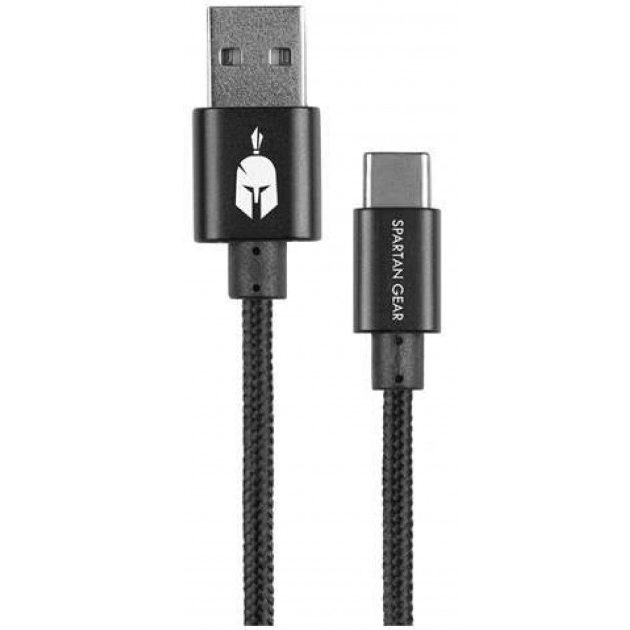 spartan gear double sided usb cable type c length 2m compatible with playstation 5 xbox series xs tablet mobile