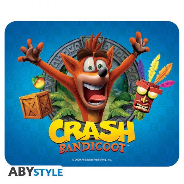 crash bandicoot flexible mousepad crash