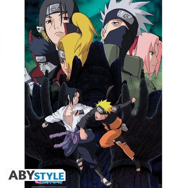 naruto shippuden set 2 chibi posters ninjas 52x38 x4 1