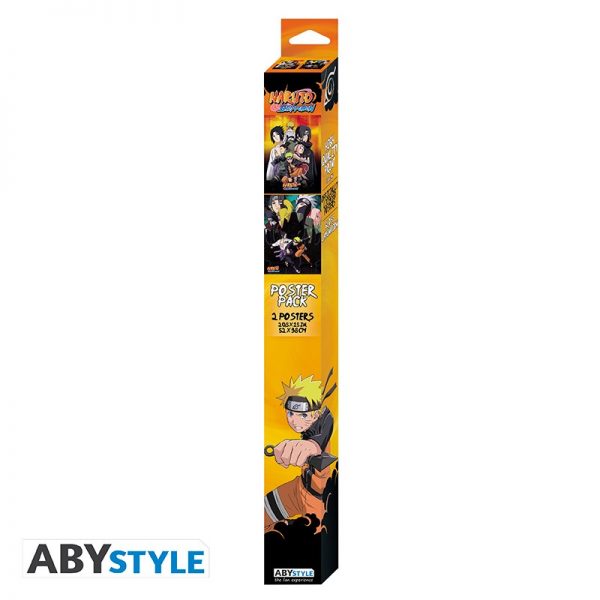 naruto shippuden set 2 chibi posters ninjas 52x38 x4 3