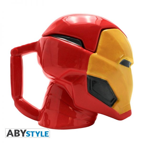 marvel mug 3d heat change iron man x2 1