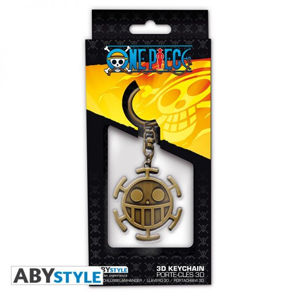 one piece keychain 3d trafalgar law x2
