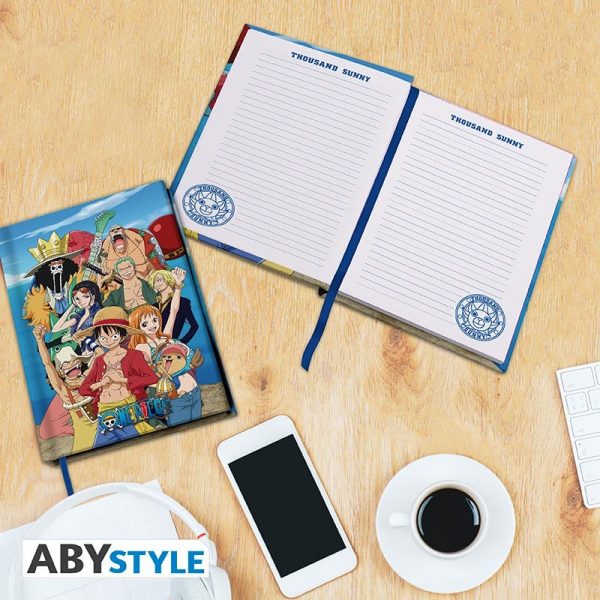 one piece a5 notebook straw hat crew x4 1