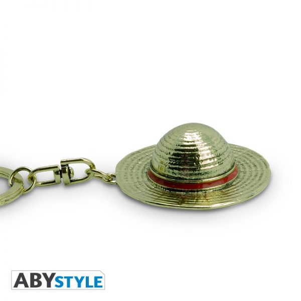 one piece keychain 3d luffy s hat x2
