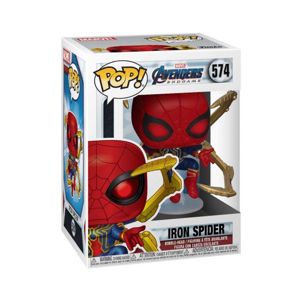 funko pop marvel endgame iron spider with nano gauntlet vinyl figure 1