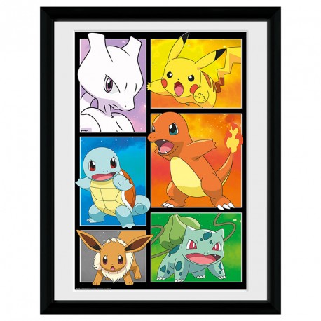 pokemon framed print comic panel x2