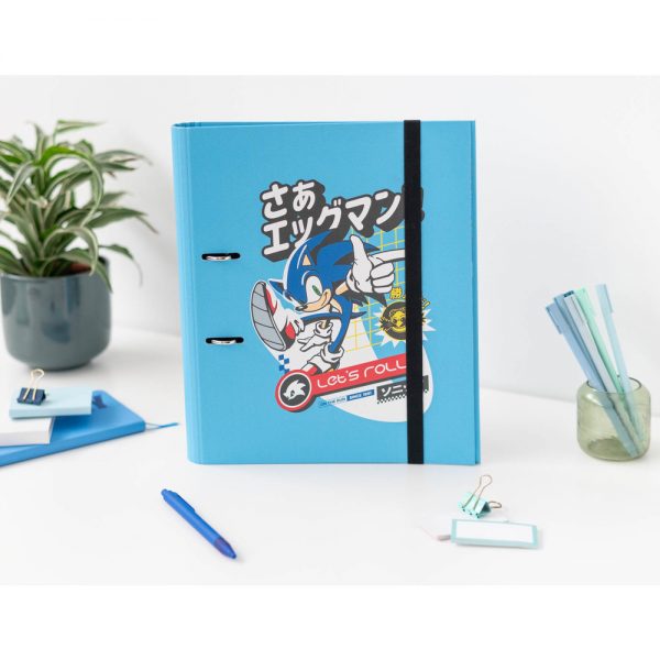 carpeta 2 anillas premium sonic 3