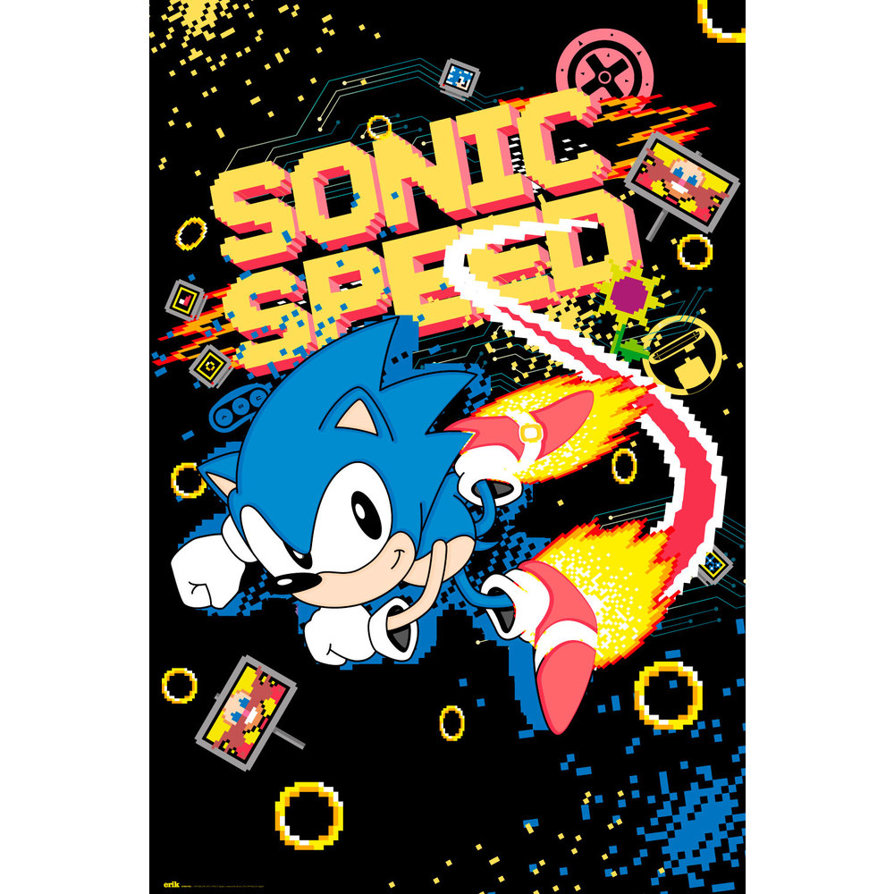 poster sonic speed