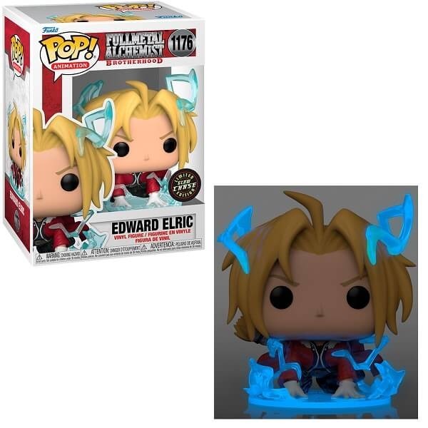 005613 funko pop animation fullmetal alchemist brotherhood edward elric 1176 gitd chase vinyl figure 1