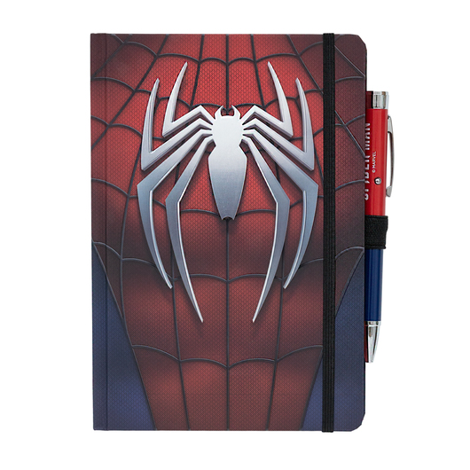 cuaderno premium a5 con boligrafo proyector marvel spider man