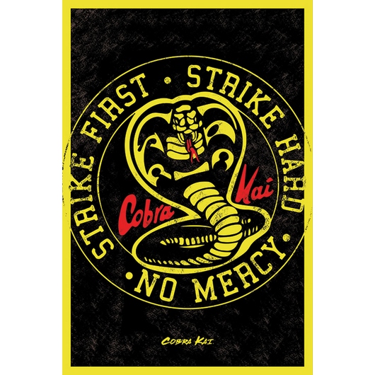 poster cobra kai emblema