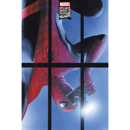 poster marvel spider man 80 years