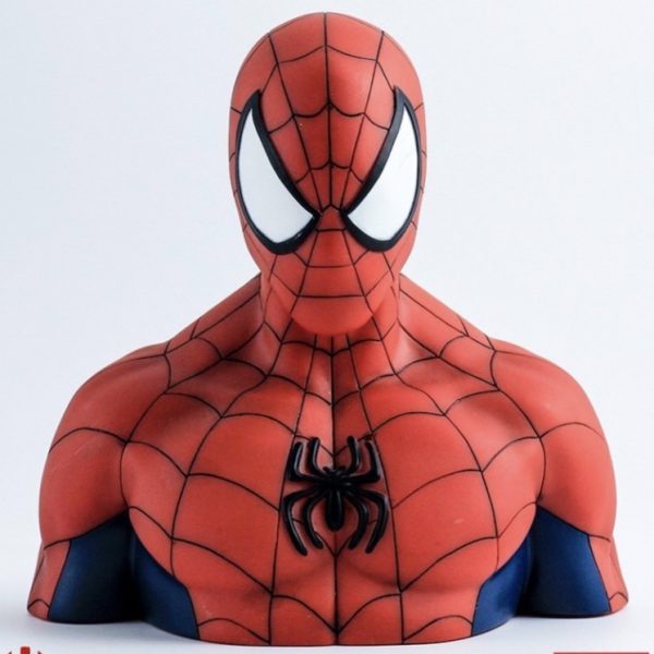 spider man deluxe bust bank semic