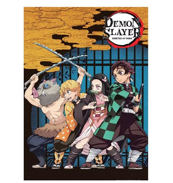 83190 demon slayer group poster 3665361074571