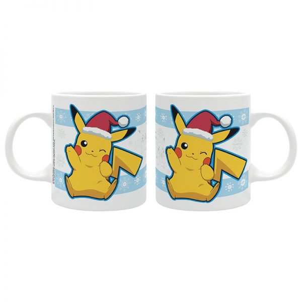 pokemon mug 320 ml pikachu santa christmas subli box x2 2