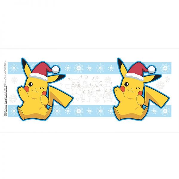 pokemon mug 320 ml pikachu santa christmas subli box x2 3