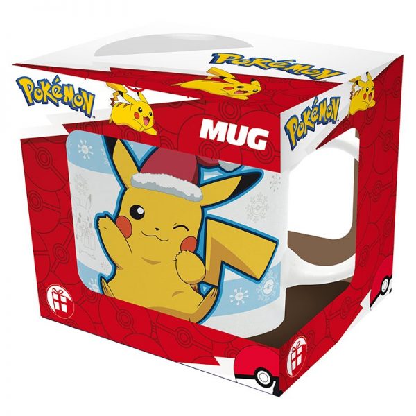 pokemon mug 320 ml pikachu santa christmas subli box x2 4