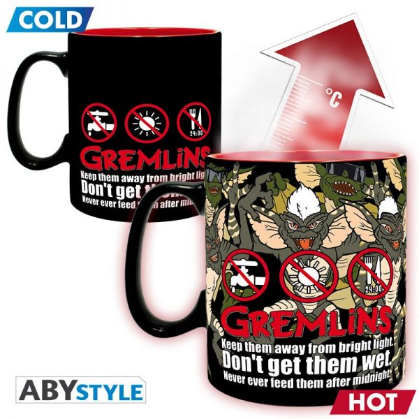 gremlins mug heat change 460 ml don t get them wet box x2 1