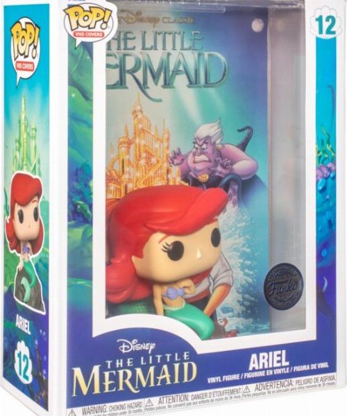212418 0 0500 funko pop vhs covers the little mermaid ariel 12 figoura exclusive