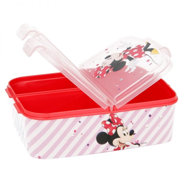 multi compartment sandwich box minnie electric doll 2