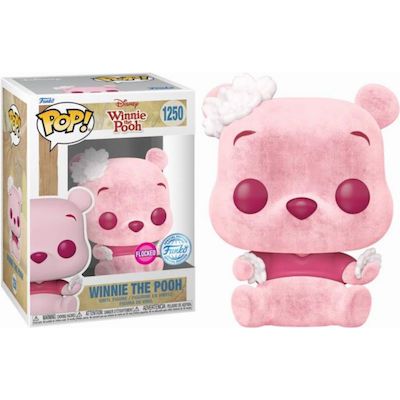 white xlarge 20230210102549 funko pop disney winnie the pooh cherry blossom winnie the pooh 1250 flocked special edition exclusive