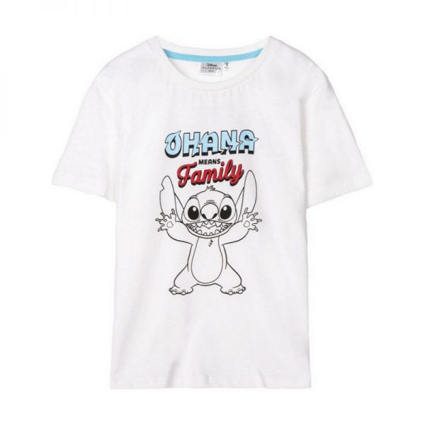 luhikeste varrukatega t sark stitch valge 4 aastat