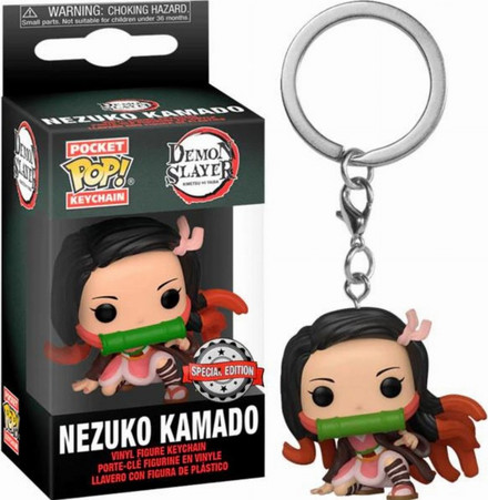 funko pocket pop keychain demon slayer kimetsu no yaiba nezuko kamado