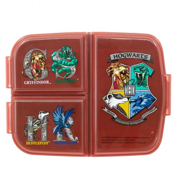 multi compartment sandwich box harry potter school shields 1
