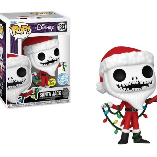 243128 0 0000 figoura funko pop disney nightmare before christmas santa jack gitd 1383 exclusive