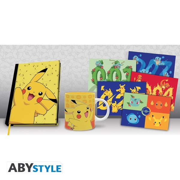 pokemon pck a5 notebook mug320ml postcards pikachu (7)