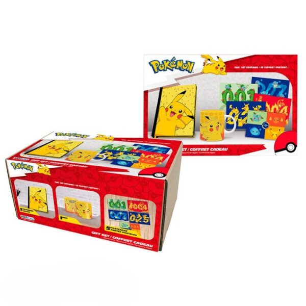 pokemon pck a5 notebook mug320ml postcards pikachu cleanup