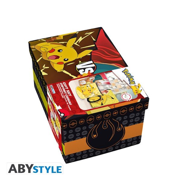 pokemon pck premium large glass mug hc notebook pikachu