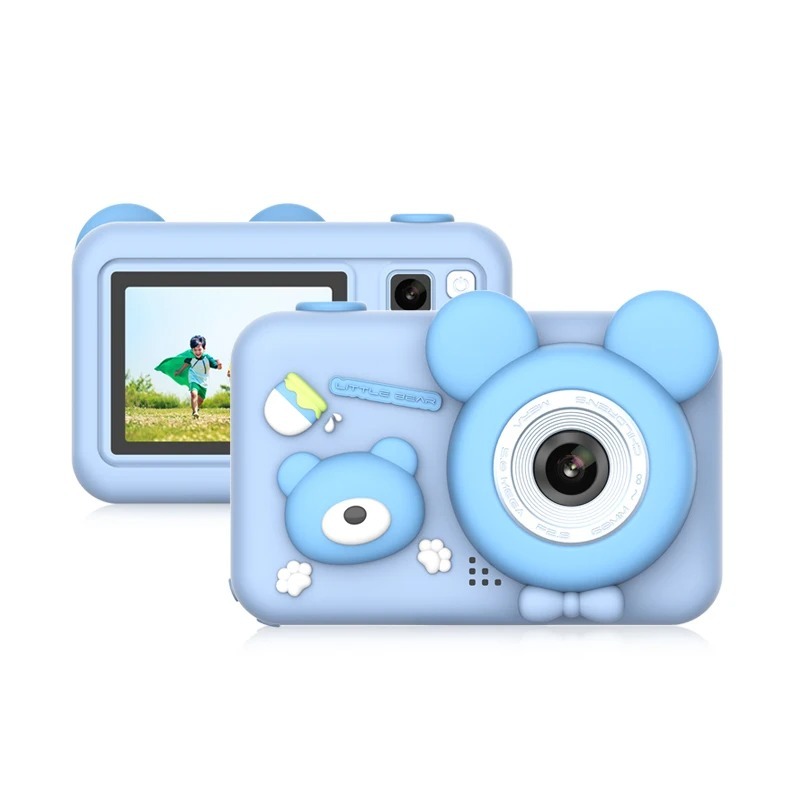 digital camera for children d32 mouse with tripod blue 1 1