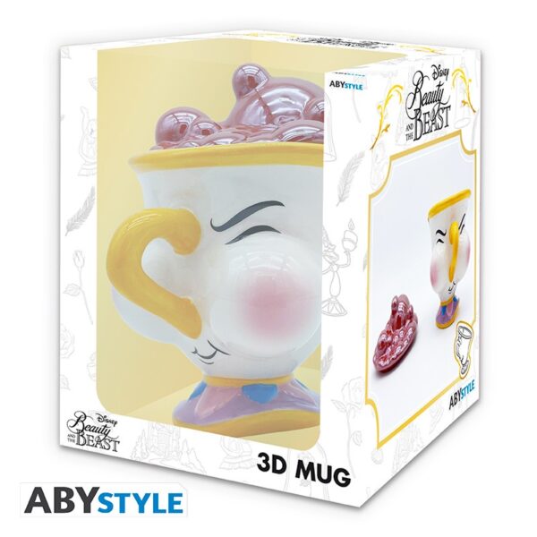 disney mug 3d the beauty the beast chip with bubbles x2 (3)
