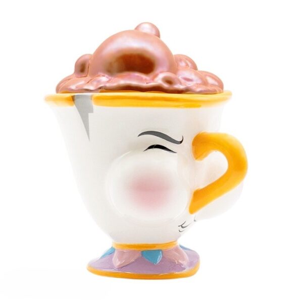 disney mug 3d the beauty the beast chip with bubbles x2 cleanup