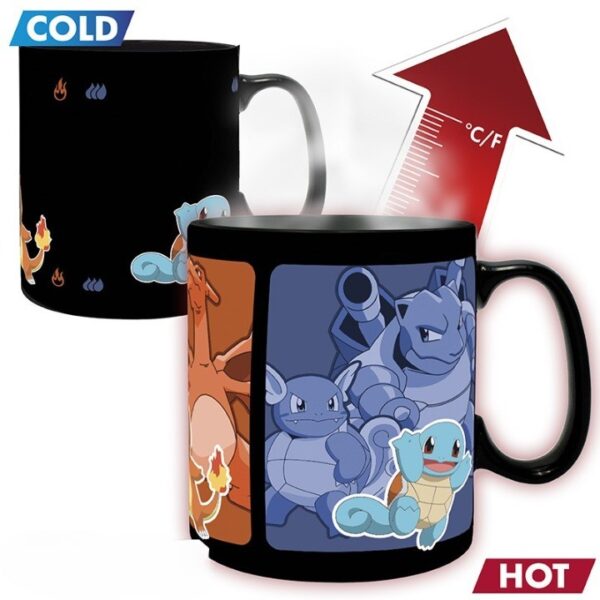 pokemon mug heat change 460 ml evolve cardboard box x2 cleanup