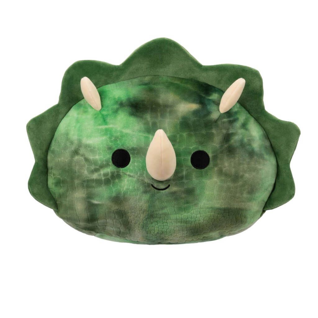 squishmallows trey the triceratops 12 stackable plush