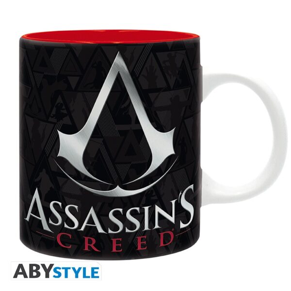 assassin s creed mug 320 ml crest black red subli x2