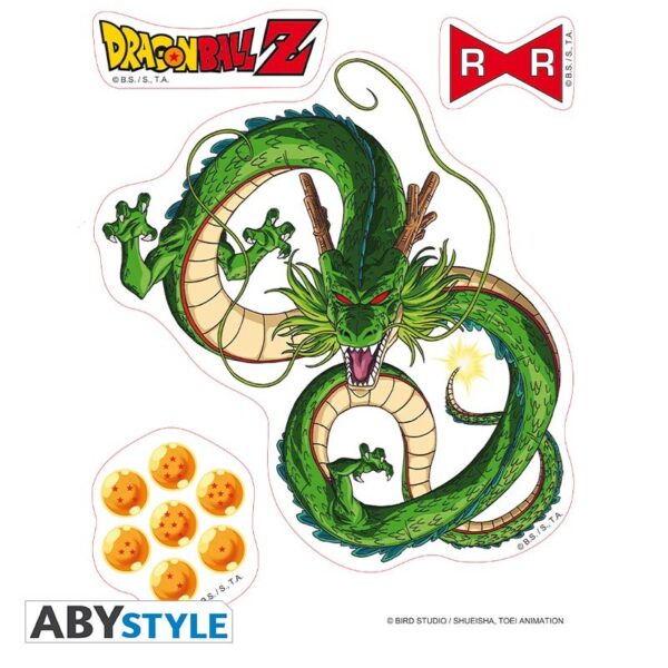 dragon ball stickers 16x11cm 2 sheets dbz shenron x5 (1)