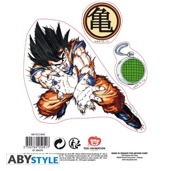 dragon ball stickers 16x11cm 2 sheets dbz shenron x5 (2)