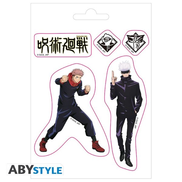 jujutsu kaisen stickers 16x11cm 2 sheets tokyo jujutsu high (1)