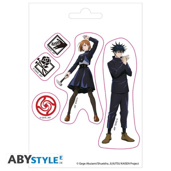 jujutsu kaisen stickers 16x11cm 2 sheets tokyo jujutsu high (2)