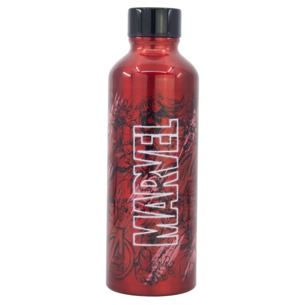 young adult aluminium trend bottle 755 ml marvel pattern