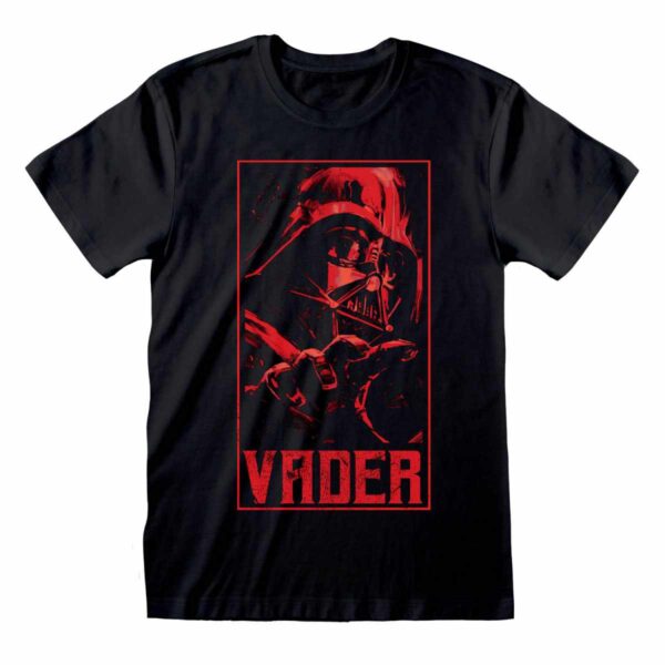 OBI04331TSB StarWarsKenobi Vader BlackUnisexTee