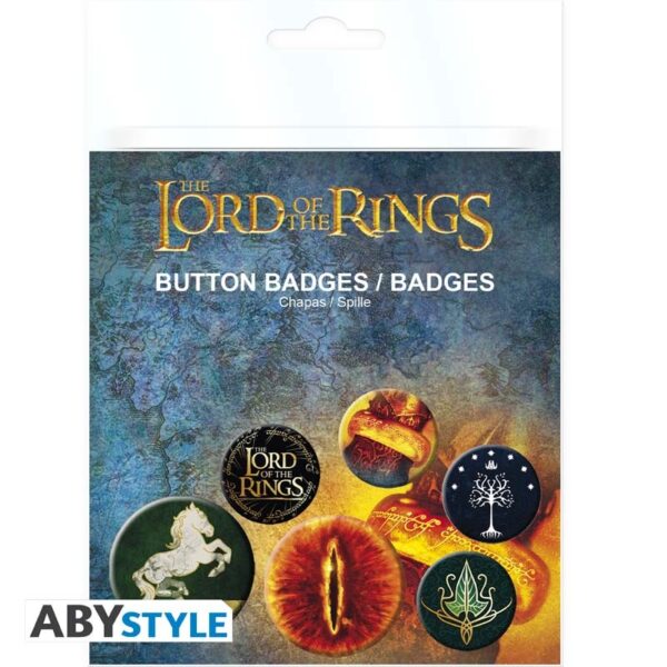 lord of the rings badge pack symbols x4 (7)