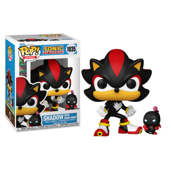 funko pop games sonic the hedgehog shadow with dark chao 1035