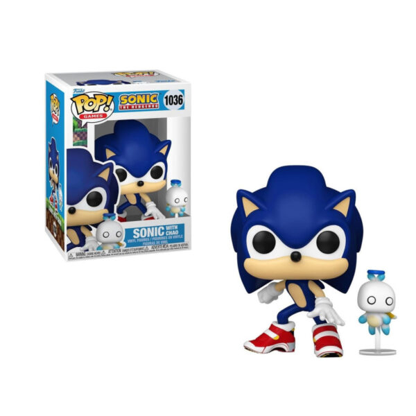 funko pop games sonic the hedgehog sonic with hero chao 1036 (1)