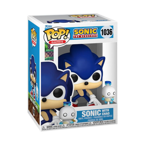funko pop games sonic the hedgehog sonic with hero chao 1036 (2)