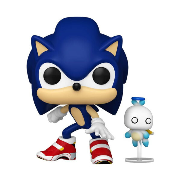 funko pop games sonic the hedgehog sonic with hero chao 1036