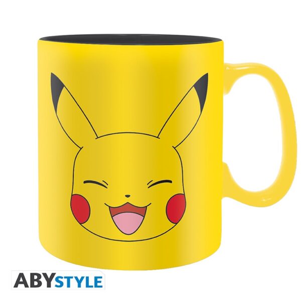 pokemon mug 460 ml pikachu face with box x2 see abymuga564